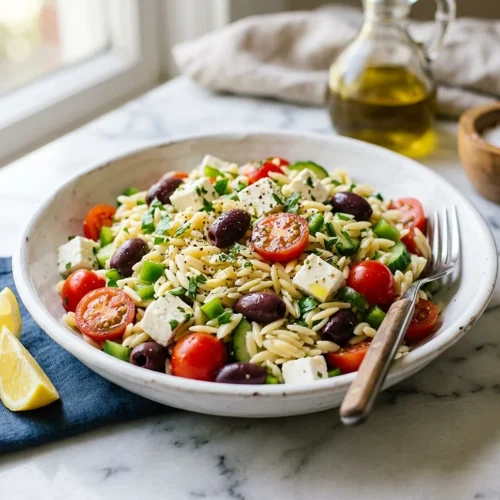 Greek Orzo Pasta Salad 5 Greek Orzo Pasta Salad