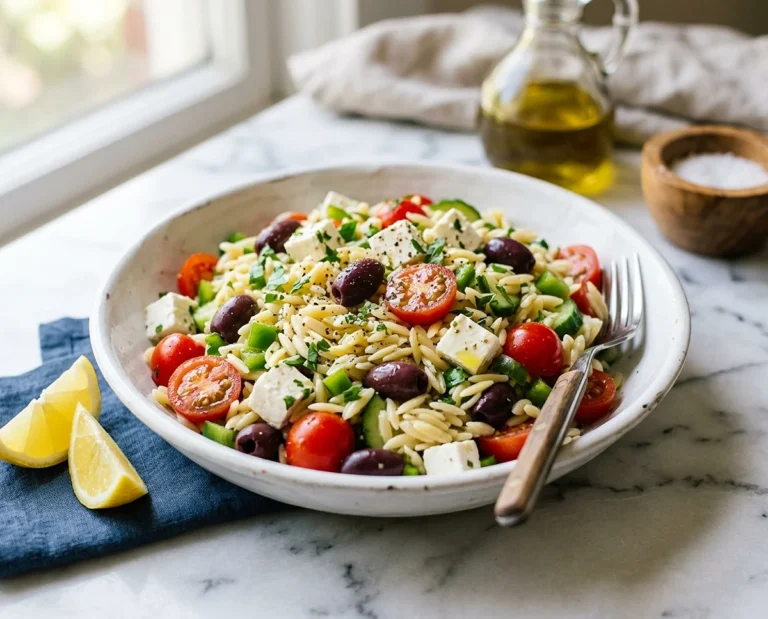 Greek Orzo Pasta Salad