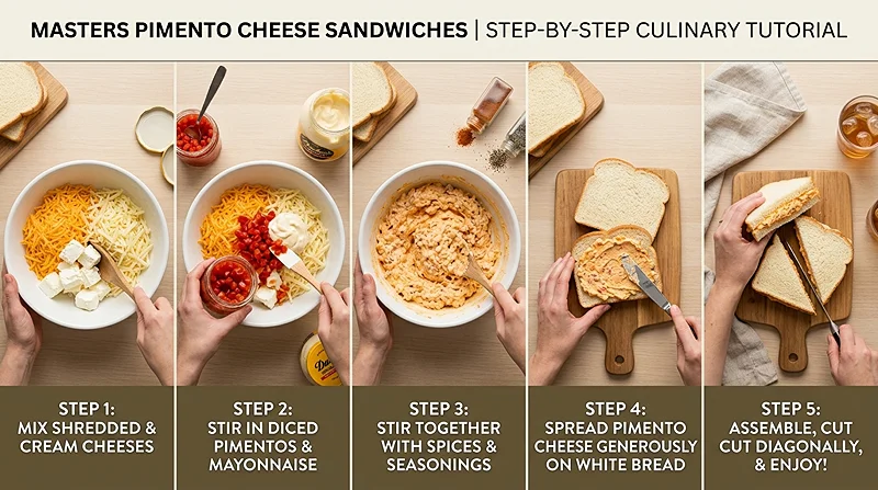 pimento cheese sandwich masters 3 Grilled Pimento Cheese Sandwich