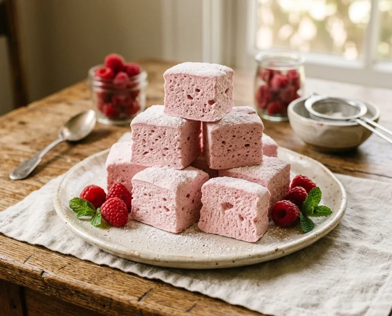Gut-Healthy Raspberry Marshmallows