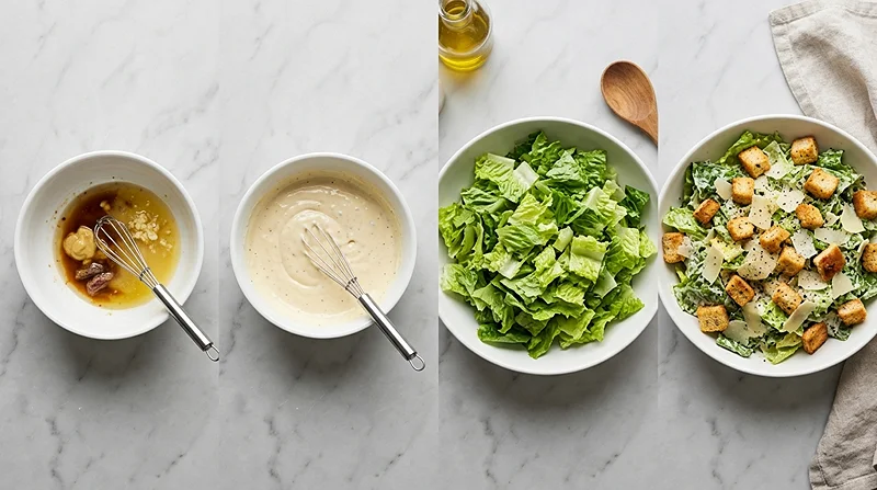 Caesar Salad Recipe 3 How To Make Caesar Salad