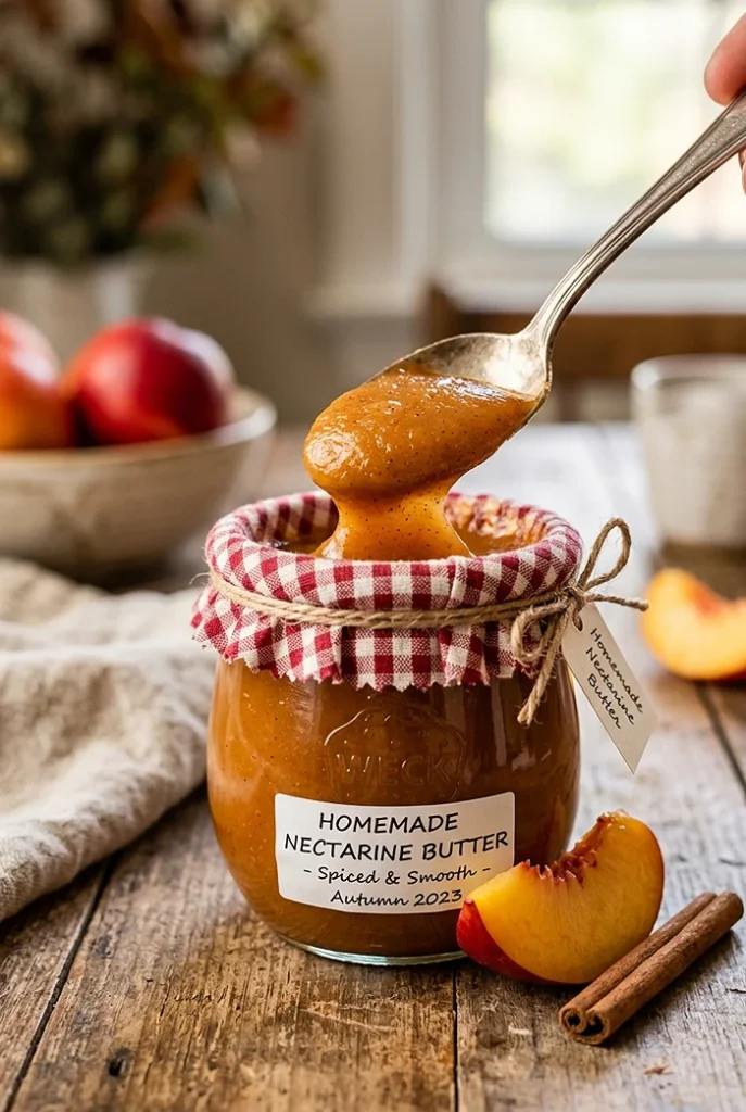 Nectarine Fruit Butter With Warm Autumn Spices 4 How To Make Nectarine Preserves