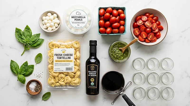 Mini Caprese Pasta Salad Cups 2 Individual Pasta Salad Cups