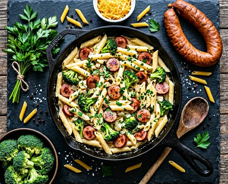 Kielbasa Broccoli Skillet