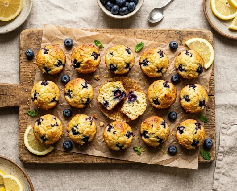 Lemon Blueberry Cottage Cheese Protein Bites