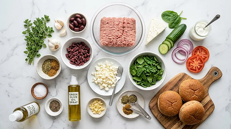 Mediterranean Turkey Burgers