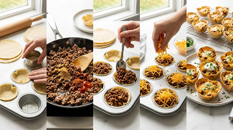 Mini Taco Cups 3 Mexican-Inspired Appetizers