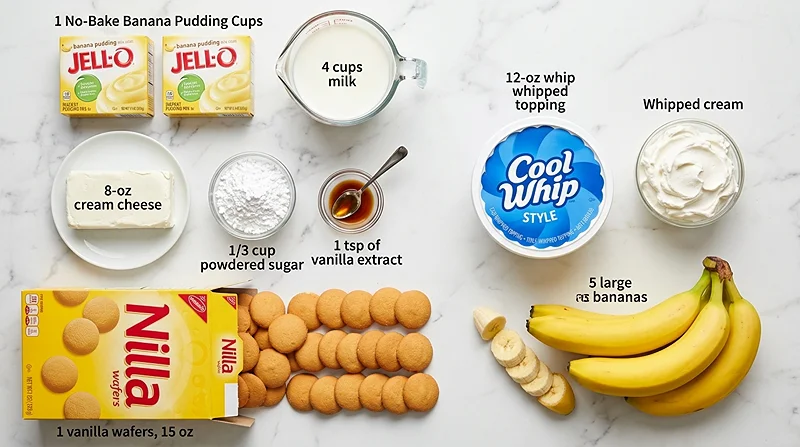 No-Bake Banana Pudding Cups 2 Mini Banana Pudding Cups