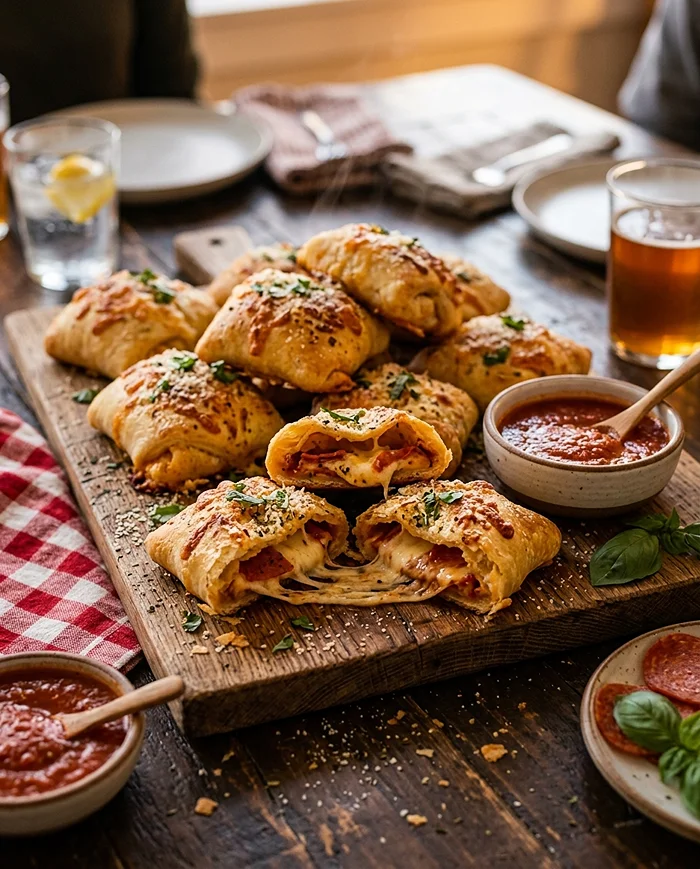 Homemade Pizza Rolls 4 Mini Pizza Rolls