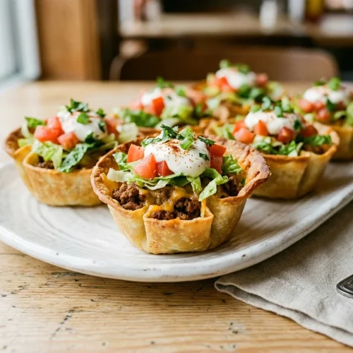 Mini Taco Cups 5 Mini Taco Cups