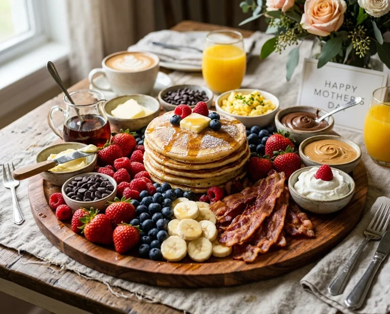 Mother's Day Berry Pancake Board