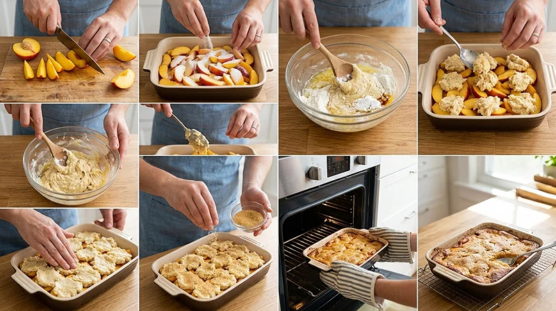 Nectarine Cobbler 3 Nectarine Cobbler Crisp