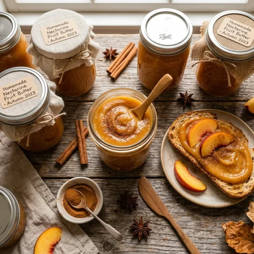 Nectarine Fruit Butter With Warm Autumn Spices 5 Nectarine Fruit Butter With Warm Autumn Spices