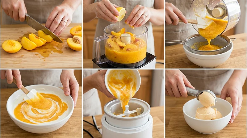 Nectarine Ice Cream Recipe