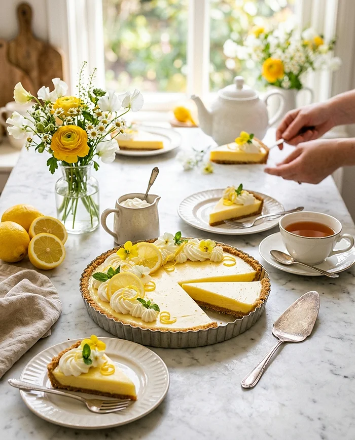 No-Bake Lemon Tart 4 No-Bake Lemon Cheesecake