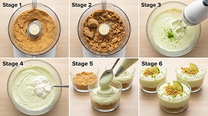 No-Bake Key Lime Pie Cups 3 No Bake Lime Dessert Cups