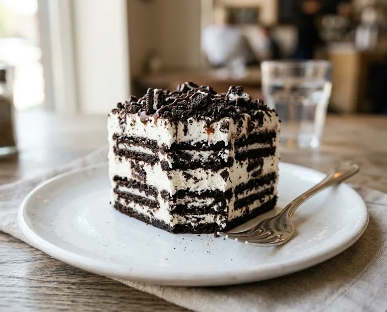 No-Bake Oreo Icebox Cake