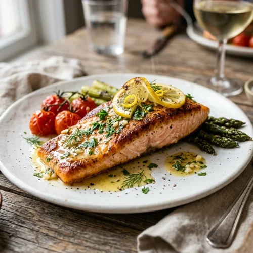 One-Pan Lemon Butter Salmon