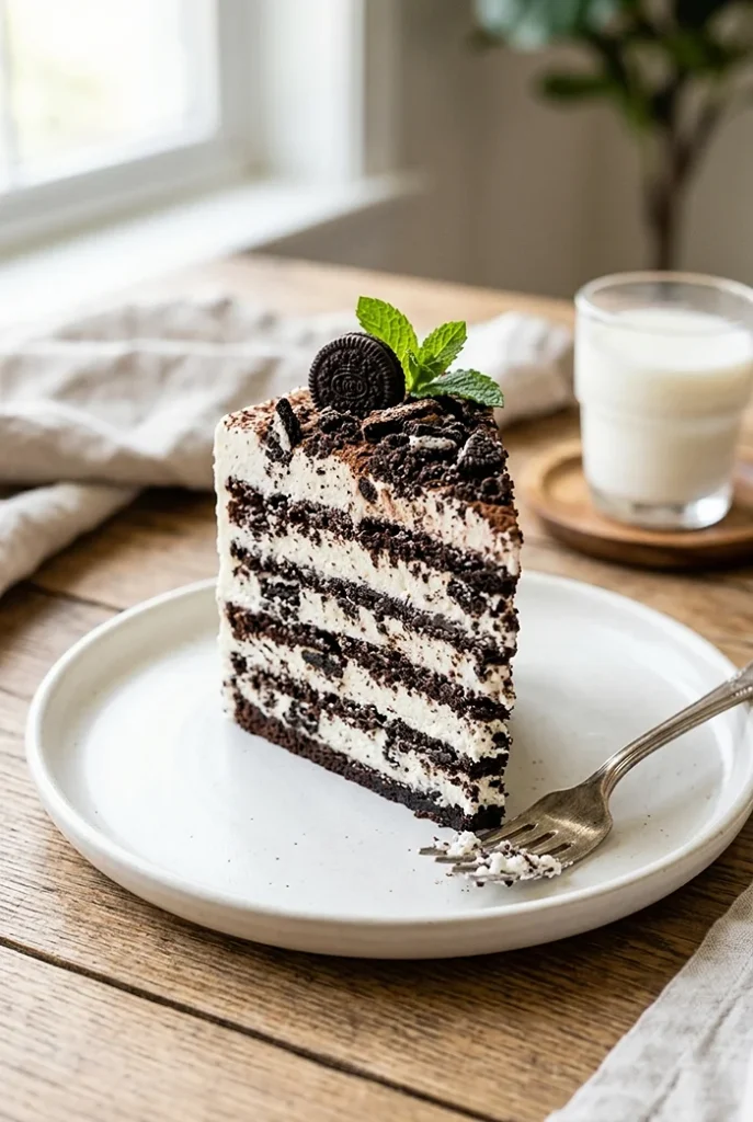 Oreo Whipped Cream Cake