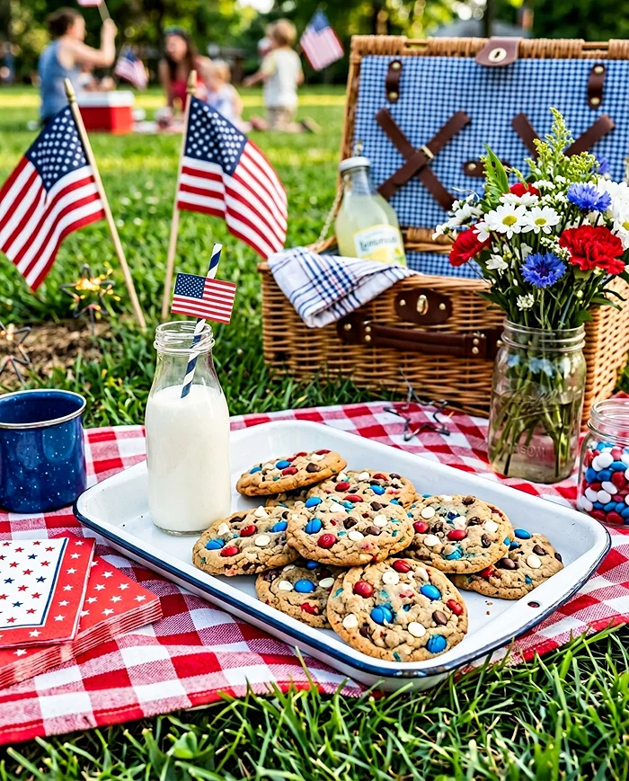 Patriotic Monster Cookies