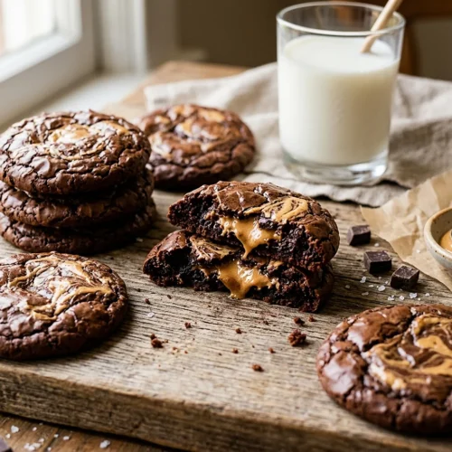 Peanut Butter Brownie Cookies