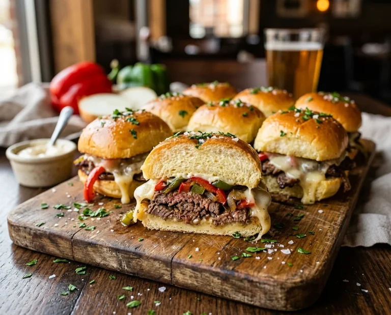Philly Cheesesteak Sliders