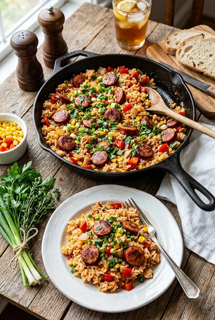 Kielbasa and Rice Skillet 4 Quick Meals For Kids To Make