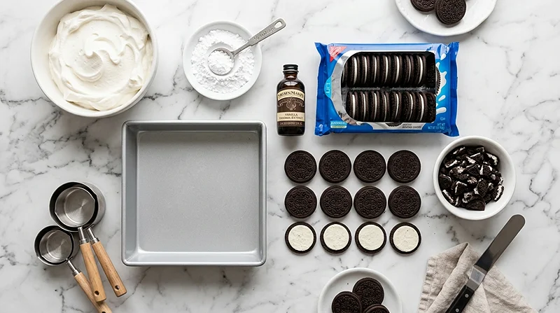 Quick No-Bake Oreo Cake