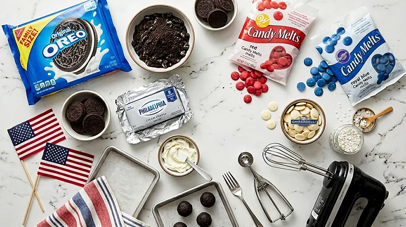 Red White And Blue Oreo Balls