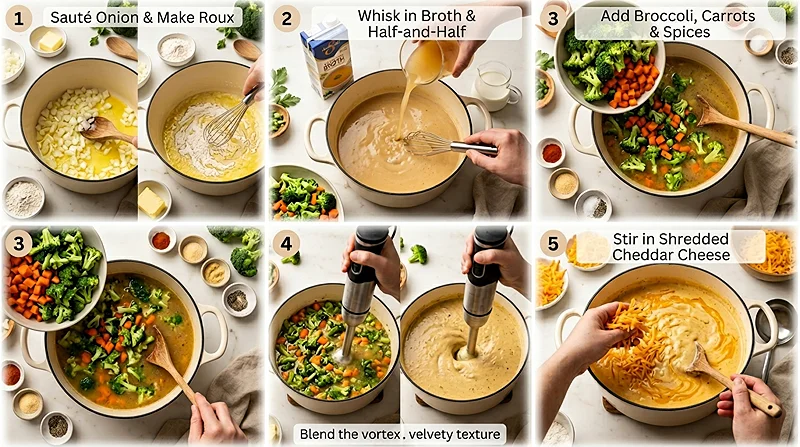 Restaurant-Style Broccoli Cheddar Soup