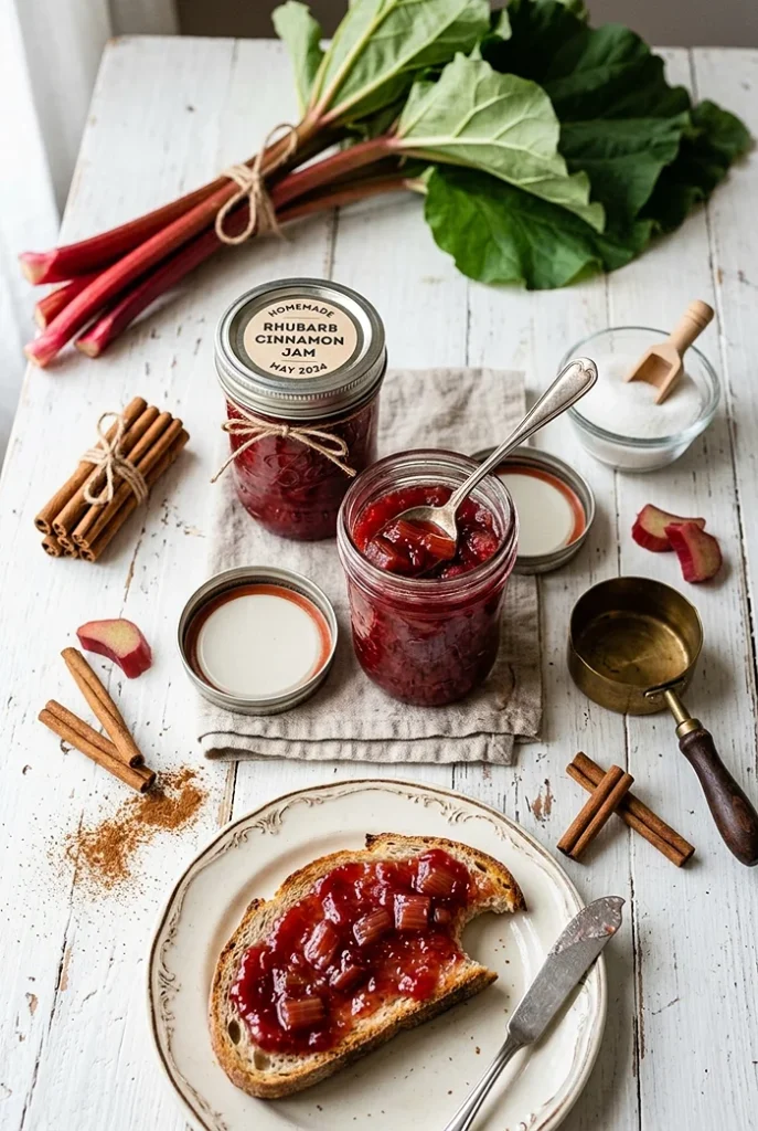 Rhubarb Cinnamon Jam