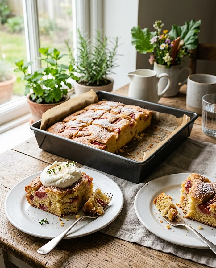 Rhubarb Desert