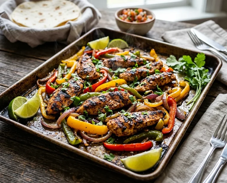 Sheet Pan Chicken Fajitas