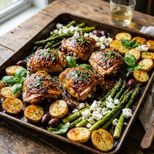Sheet Pan Honey Garlic Chicken 5 Sheet Pan Honey Garlic Chicken