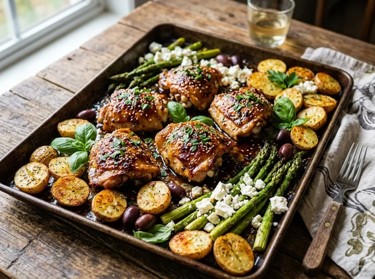 Sheet Pan Honey Garlic Chicken