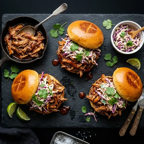 Slow Cooker BBQ Pulled Chicken Sandwiches 5 Slow Cooker BBQ Pulled Chicken Sandwiches