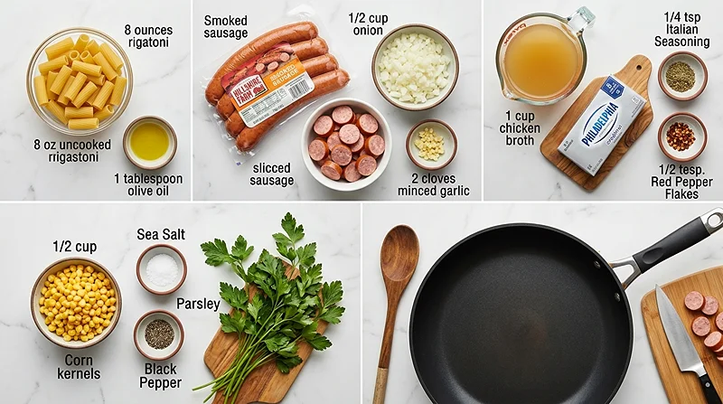 Smoked Sausage Pasta
