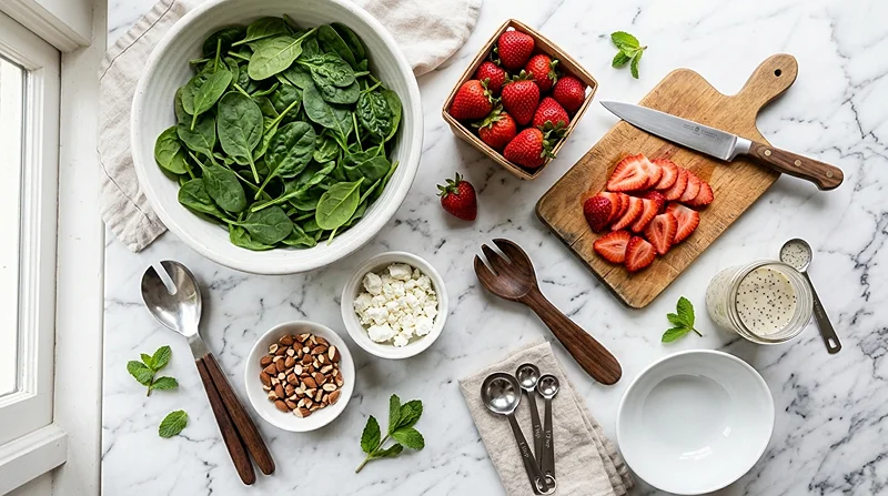 Spinach Strawberry Salad