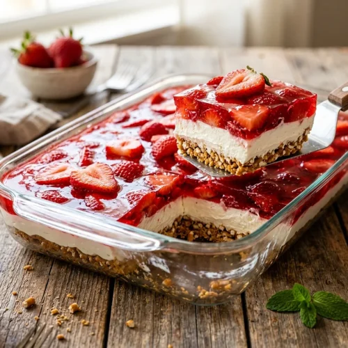 Strawberry Pretzel Salad Recipe