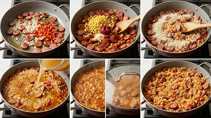 Kielbasa and Rice Skillet 3 Turkey Kielbasa Dinner Ideas
