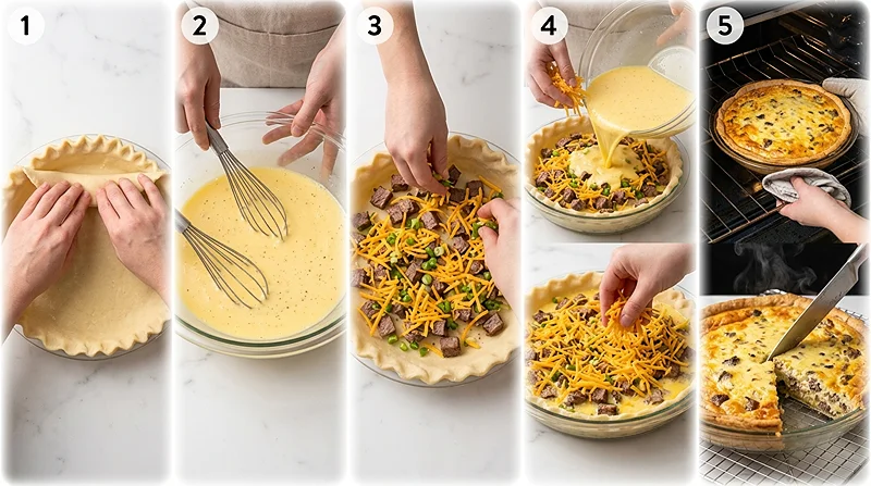 Easy Quiche Recipe 3 Vegetable Quiche Recipe