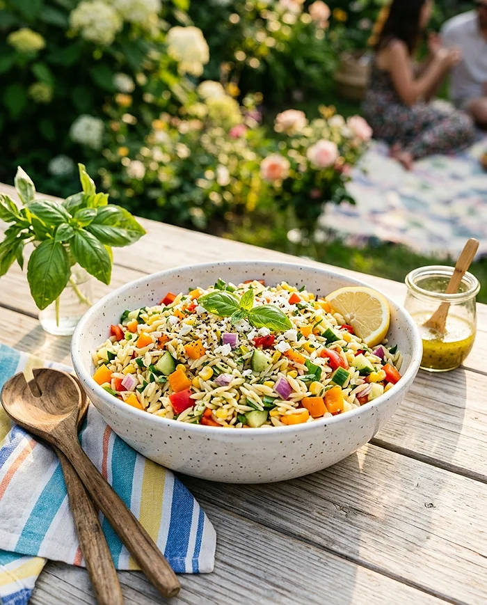 Rainbow Orzo Salad 4 Weight Watchers Orzo Salad