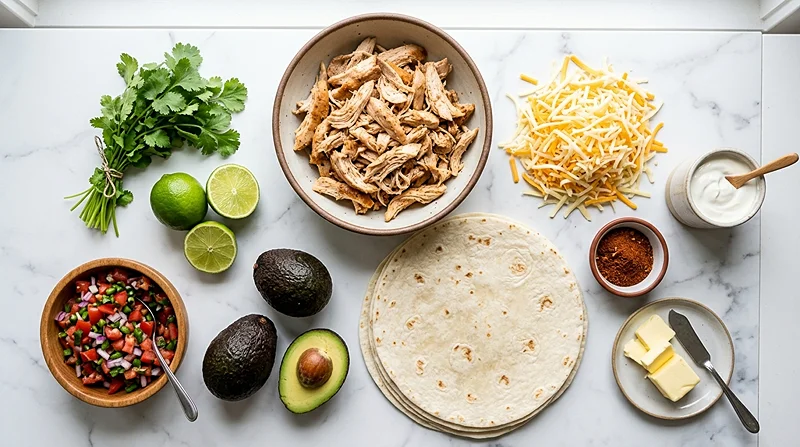 Cheesy Chicken Quesadillas 2 easy chicken dinner