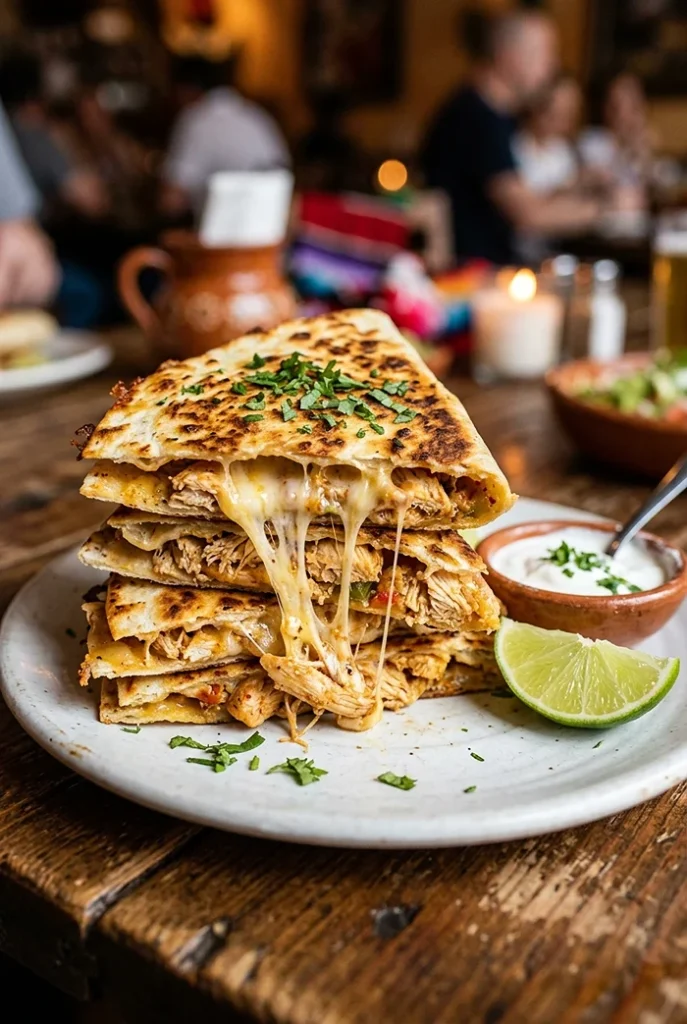 Cheesy Chicken Quesadillas 4 stovetop quesadilla recipe