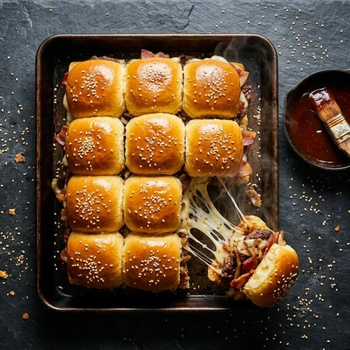 BBQ Bacon Cheeseburger Sliders
