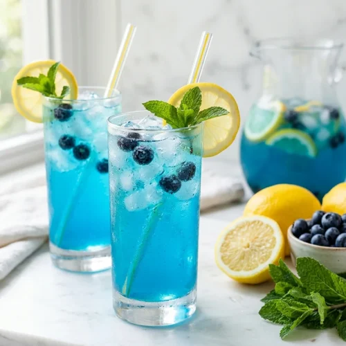 Blue Lemonade Mocktail