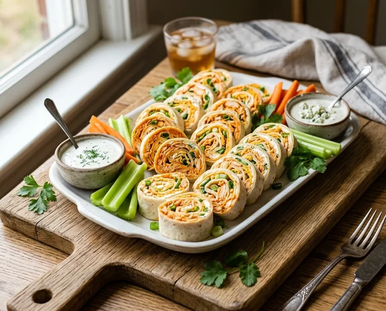 Buffalo Chicken Pinwheels