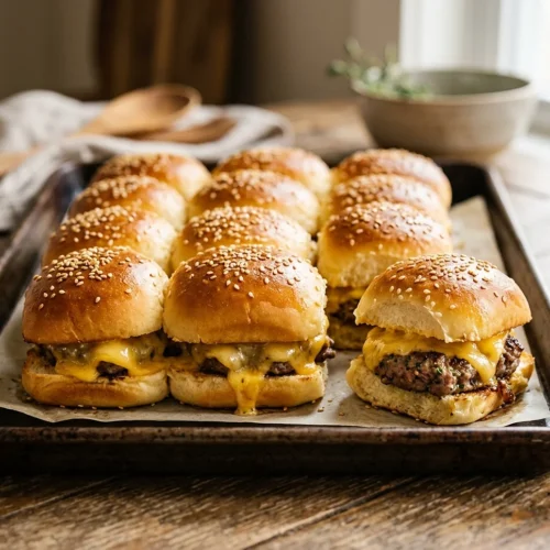 Cheeseburger Sliders for Dinner