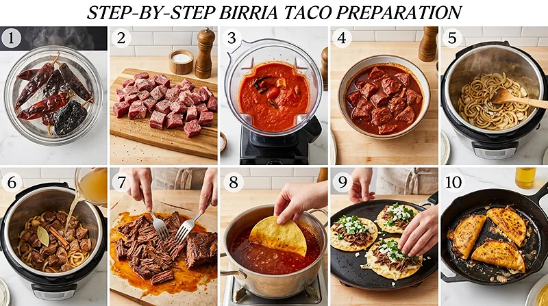 Cheesy Birria Tacos