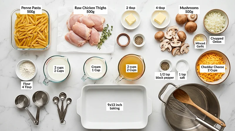 Chicken Pasta Bake Recipe